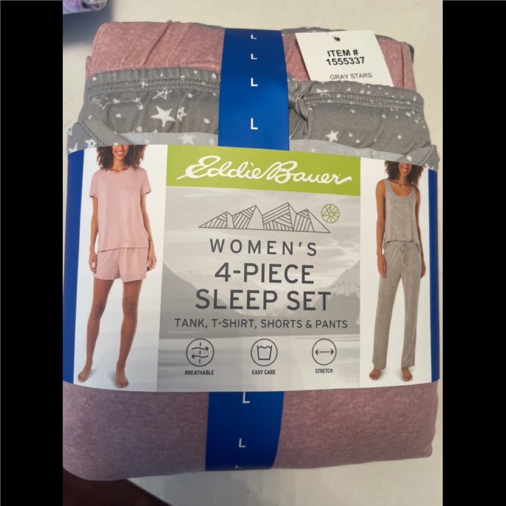 Eddie Bauer 4 pc pajama set NWT